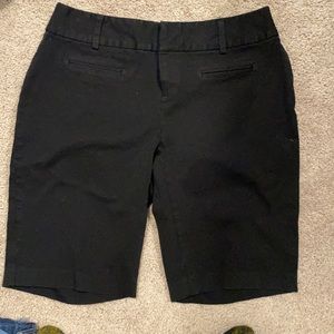 Black dress shorts